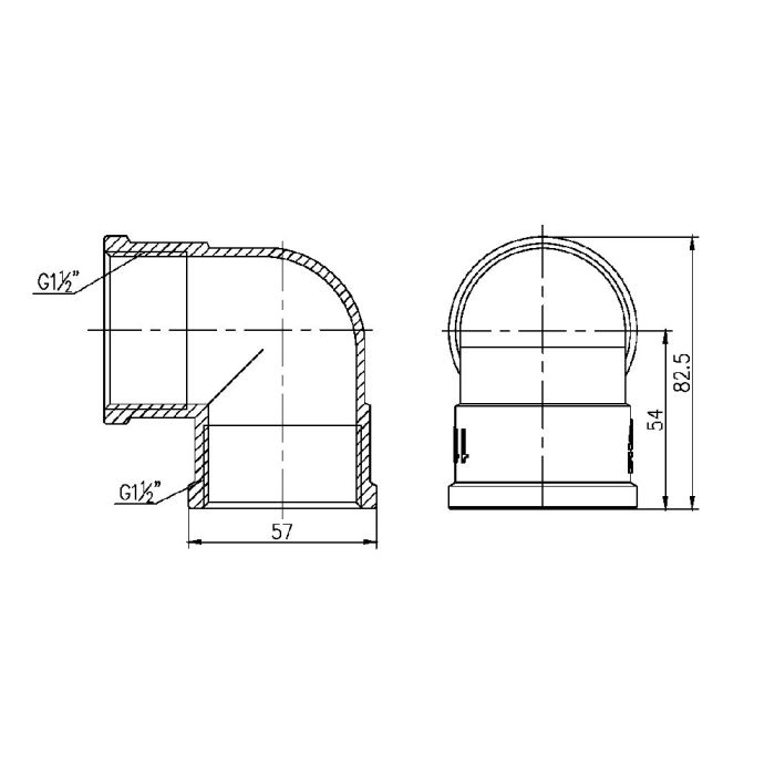 Кут Thermo Alliance Forte 1" 1/2 ВВ SF36840