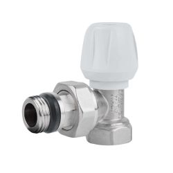 Кран радіаторний Icma 1/2" з антипротіканням кутовий №803+940