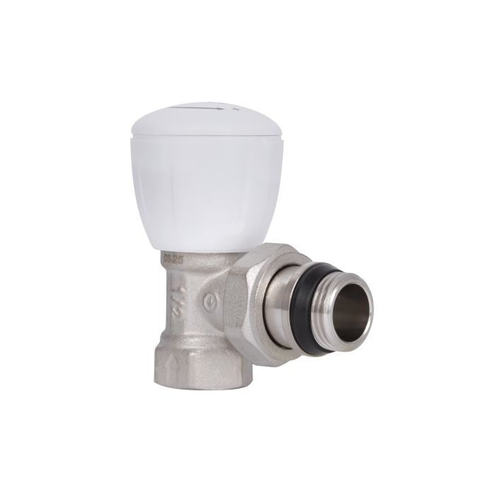 Кран радіаторний Thermo Alliance Standart Powerful 1/2" з антипротіканням кутовий SF232W15