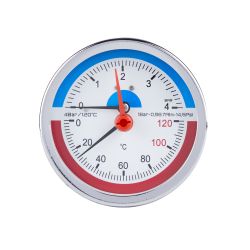 Термоманометр Thermo Alliance Standart 80 мм 1/2", заднє підмикання SD1734B