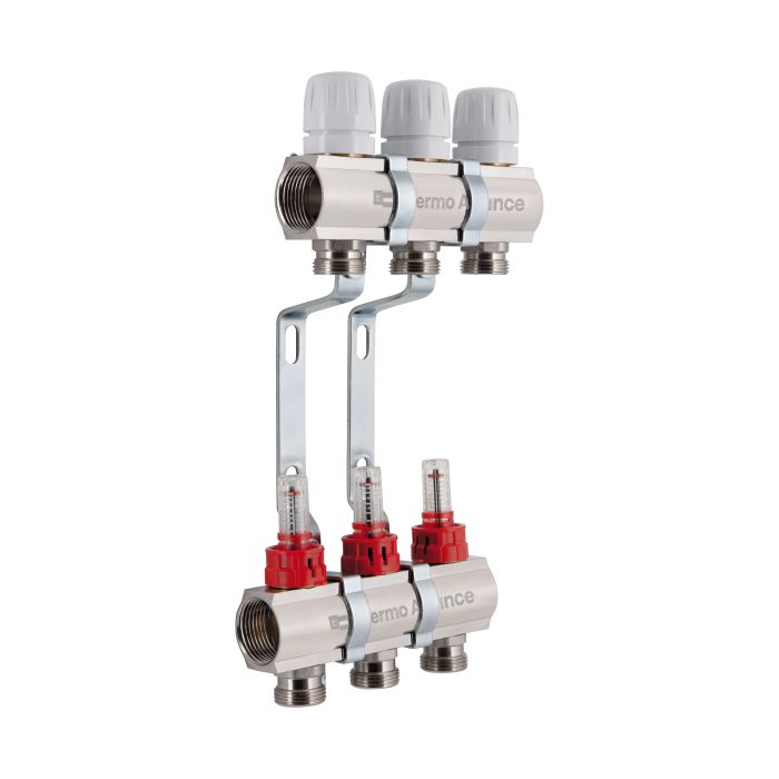 Колектор з витратомірами Thermo Alliance Standart 1" 3 виходи SD235W3