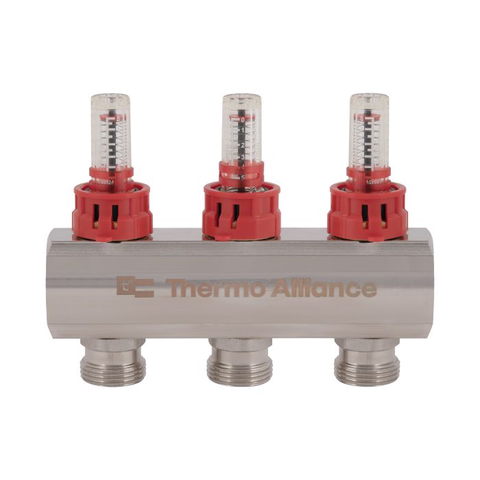 Колектор з витратомірами Thermo Alliance Standart 1" 3 виходи SD235W3