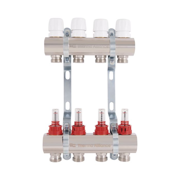 Колектор з витратомірами Thermo Alliance Standart 1" 4 виходи SD235W4