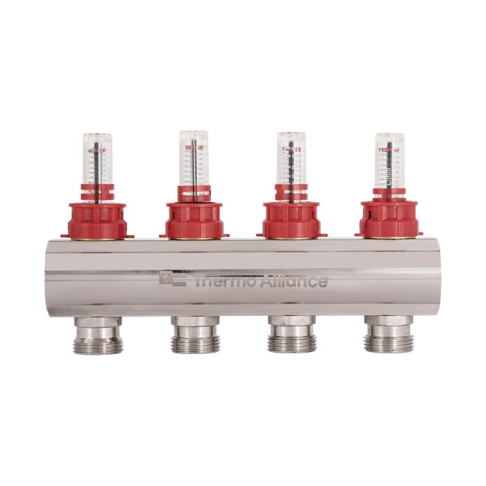 Колектор з витратомірами Thermo Alliance Standart 1" 4 виходи SD235W4
