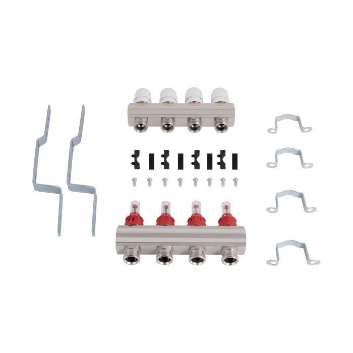 Колектор з витратомірами Thermo Alliance Standart 1" 4 виходи SD235W4