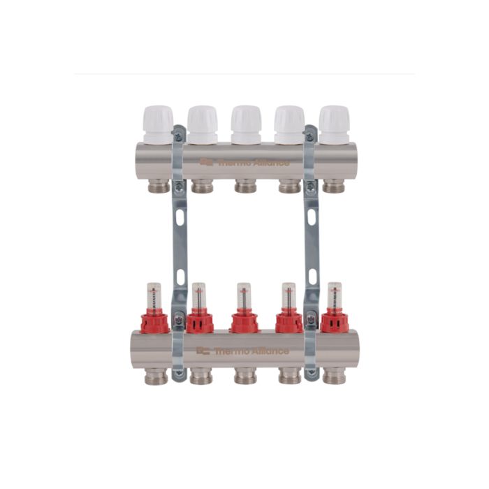 Колектор з витратомірами Thermo Alliance Standart 1" 5 виходи SD235W5