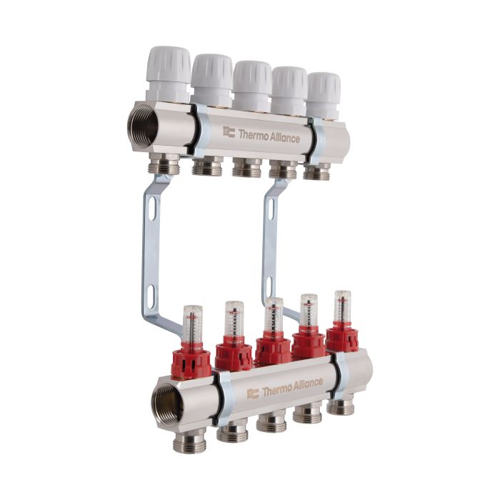 Колектор з витратомірами Thermo Alliance Standart 1" 5 виходи SD235W5