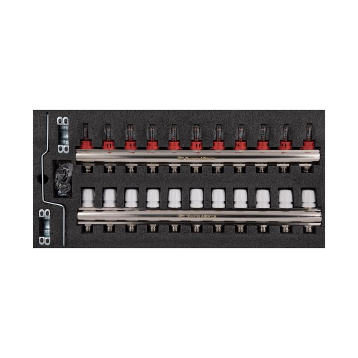 Колектор з витратомірами Thermo Alliance Standart 1" на 11 виходів