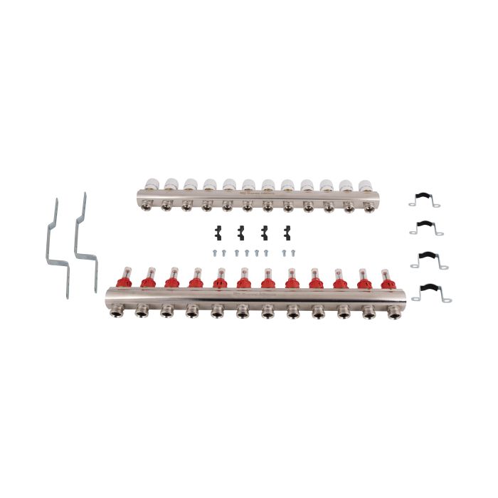 Колектор з витратомірами Thermo Alliance Standart 1" на 12 виходів