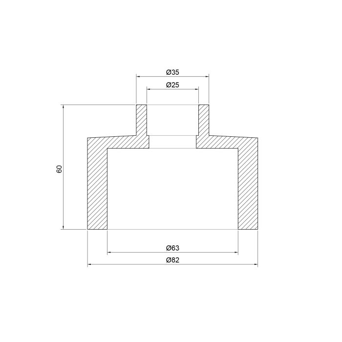 Муфта PPR Thermo Alliance 63х25