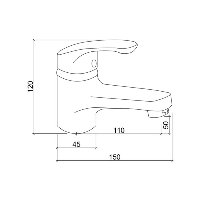 Змішувач для раковини Brinex 36W 001