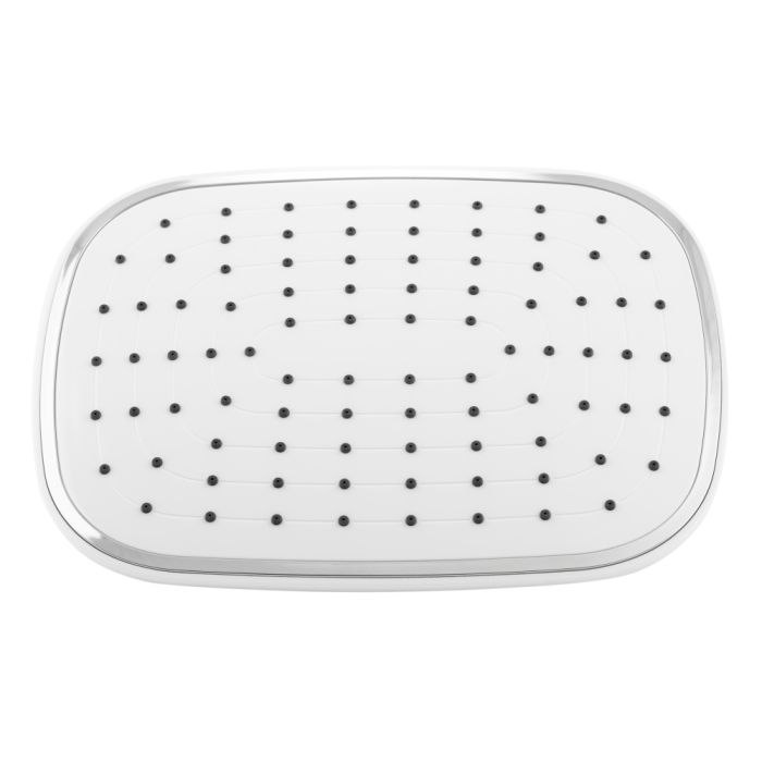 Душова система універсальна Qtap Grand на три споживача (з виливом) QTGRAWCR1004 Chrome/White