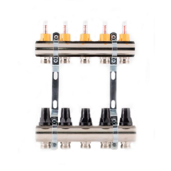 Колектор з витратомірами Thermo Alliance Forte 1" 4 виходи SF001W4