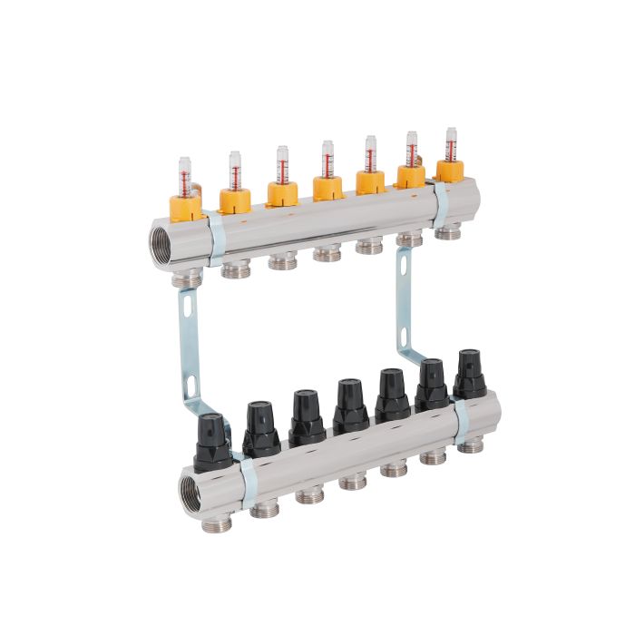 Колектор з витратомірами Thermo Alliance Forte 1" 7 виходів SF001W7