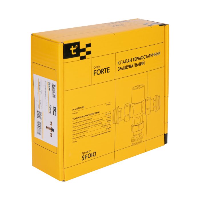 Змішувач термостатичний Thermo Alliance Forte 3/4" SF010W20