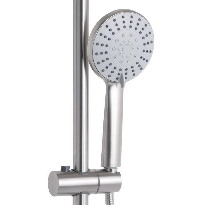 Душова система універсальна Lidz Aria 1030 на три споживача (з виливом) (k35) LDARI1030NKS34932 Nickel