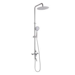 Душова система універсальна Lidz Aria 1030 на три споживача (з виливом) (k35) LDARI1030NKS34932 Nickel
