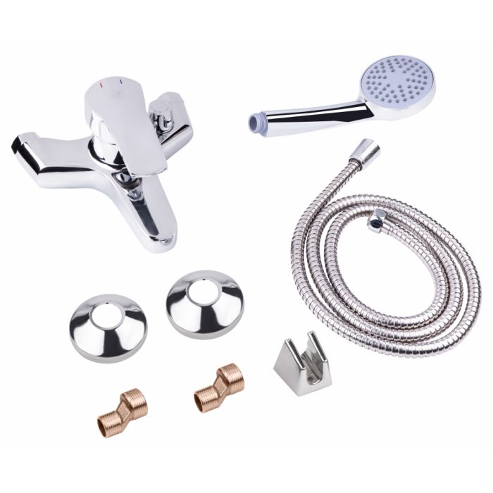 Змішувач для ванни Lidz Anny 006 (з душовим гарнітуром) (k40) LDANN006CRM35121 Chrome