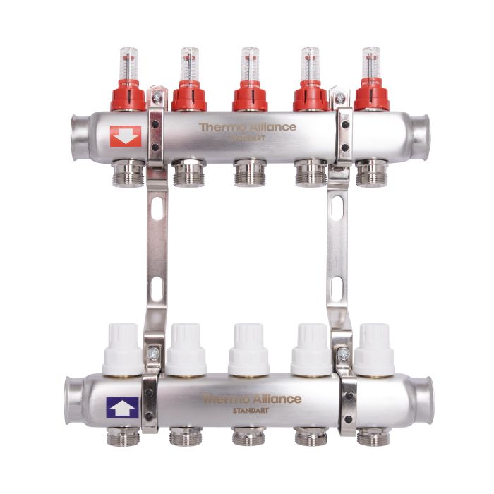 Колектор з витратомірами Thermo Alliance Standart 1" 5 виходи SD0045