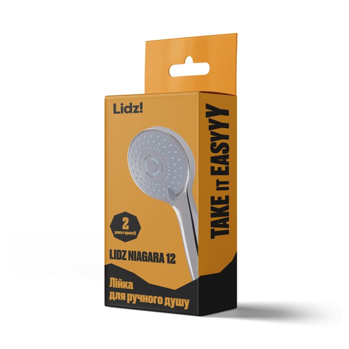 Лійка для ручного душу Лейки Lidz Niagara 12 98 мм округла LDNIA12CRM35443 Chrome