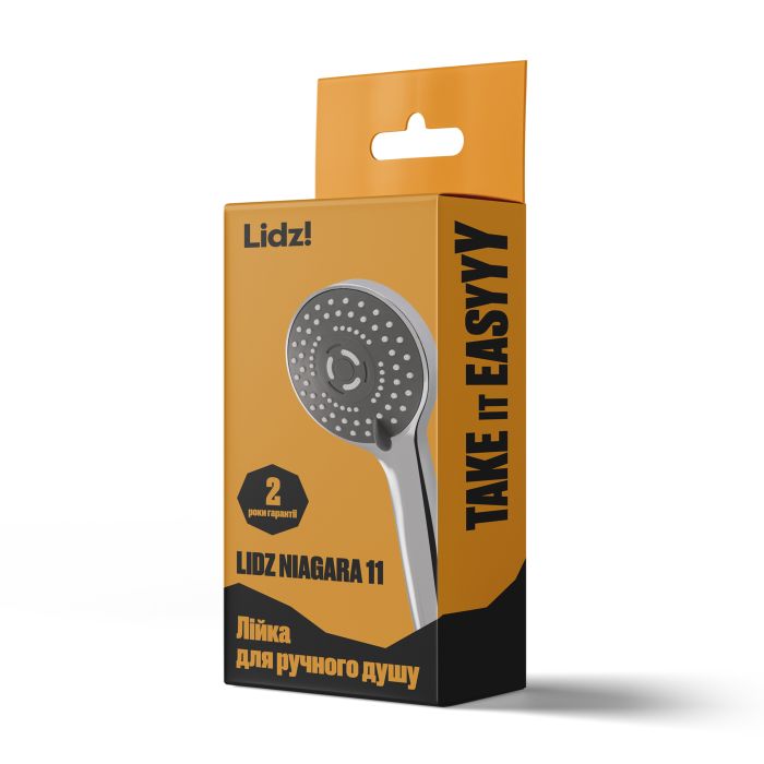 Лійка для ручного душу Лейки Lidz Niagara 11 98 мм округла LDNIA11CRM35464 Chrome
