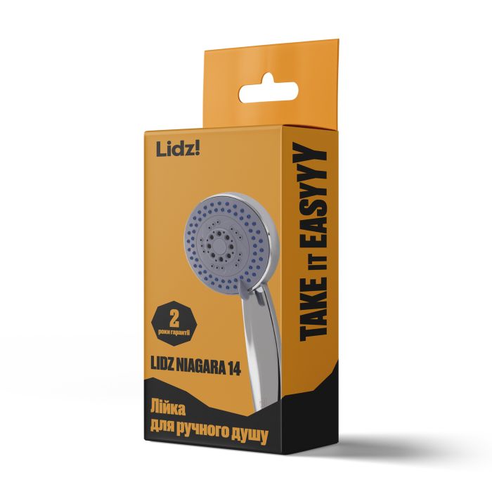 Лійка для ручного душу Лейки Lidz Niagara 14 95 мм округла LDNIA14CRM35465 Chrome