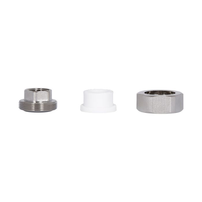 Згін "Американка" латунна зі зварною головкою PPR Blue Ocean "Білий" 20х1/2" ВР