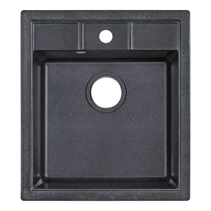 Кухонна мийка Lidz 460х515/200 BLA-03 (LIDZBLA03460515200)