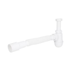 Сифон для раковини Lidz (WHI) 60 08 E003 00 (вихід 50 мм) без випуска