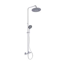 Душова система універсальна Qtap Sloup термостатична на два споживача QTSL57103ONC Chrome