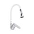 Змішувач для кухні Lidz Tani 008F3 з гнучким виливом (k40) LDTAN008F3WCR37037 Chrome/White