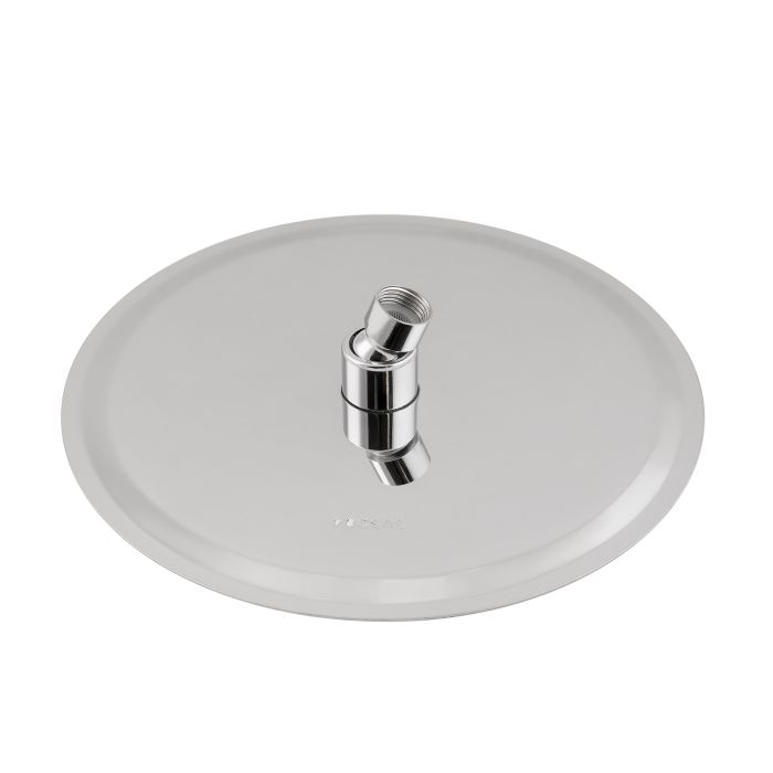 Лійка для верхнього душу Лейки Lidz Лейка 125 245 мм округла LDNIA125NKS37518 Chrome