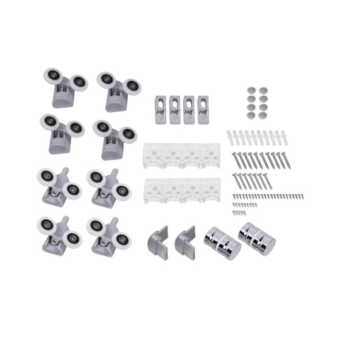 Душова кабіна Lidz Latwa SC80x80.SAT.LOW.GR, скло тоноване 4 мм без піддона