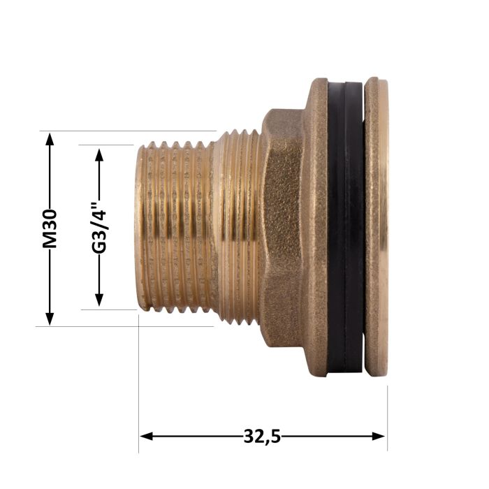 Врізка Thermo Alliance Standart 3/4" в бак SD40020