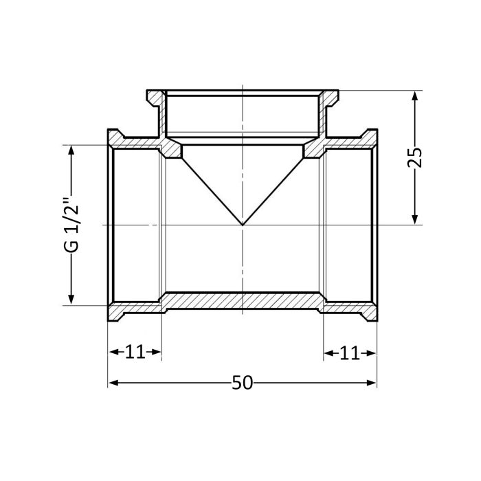 Трійник Thermo Alliance Standart 1/2" ВР SD41115