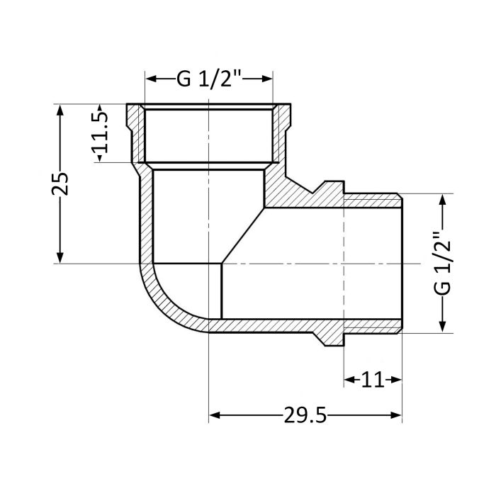 Кут Thermo Alliance Standart 1/2" ВЗ SD42015U