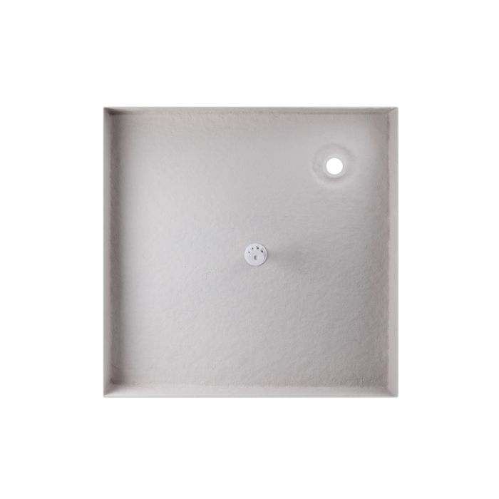 Набір Lidz душова кабіна Wawel SC80x80.SAT.LOW.GR, скло тоноване 4 мм + піддон Mazur