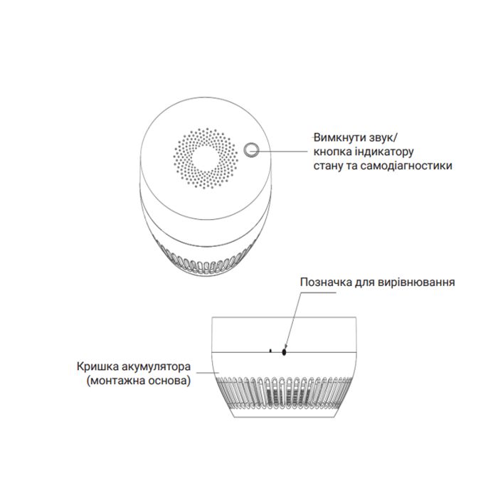 ZigBee Бездротовий датчик диму ZB-ZSA