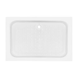 Душовий піддон KAPIELKA ST120x80х14 низький, прямокутний, діаметр зливу 52 мм Lidz