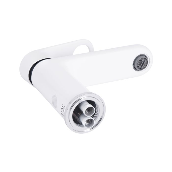 Змішувач для раковини Qtap Jay QTJAY270CRW45551 Chrome/White