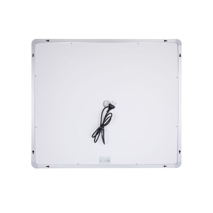 Дзеркало Qtap Mideya 800х700 з LED-підсвічуванням Touch, з антизапотіванням, з димером QT2078NCF8070W