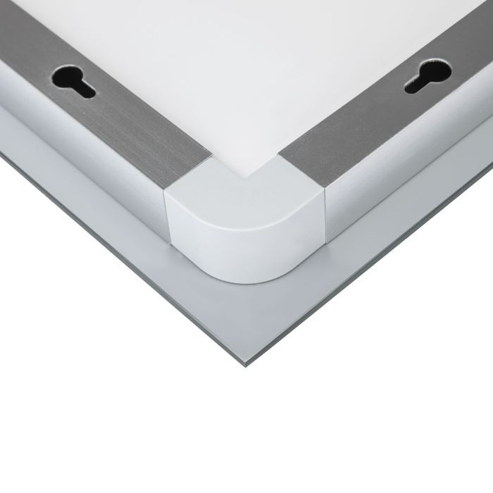 Дзеркало Qtap Mideya 900х700 з LED-підсвічуванням Touch, з антизапотіванням, з димером QT2078NCF9070W