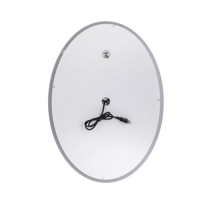 Дзеркало Qtap Mideya 500х700 з LED-підсвічуванням Touch, з антизапотіванням, димером QT2078NCR5070W