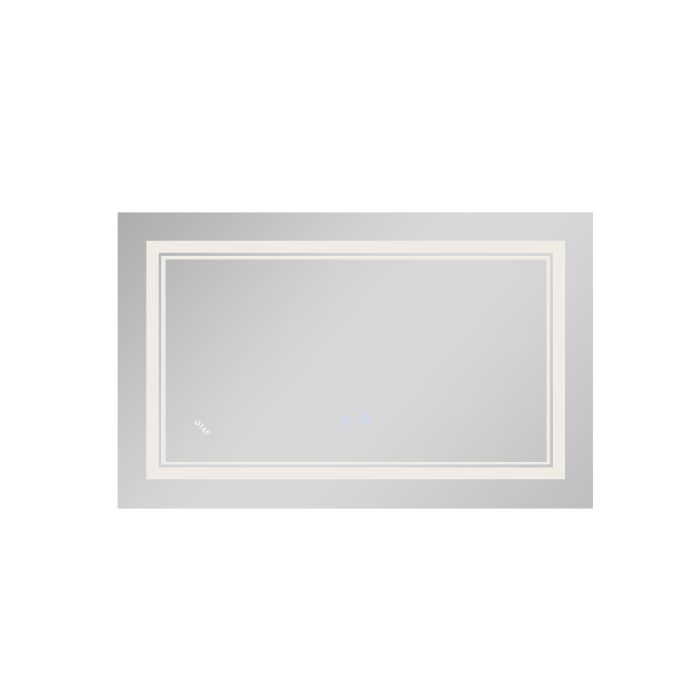 Дзеркало Qtap Cardinal (CA1) 700х500 з LED-підсвічуванням Touch, з антизапотіванням, з димером, рег. темп. кольору (3000-6500K) QT0478C5070