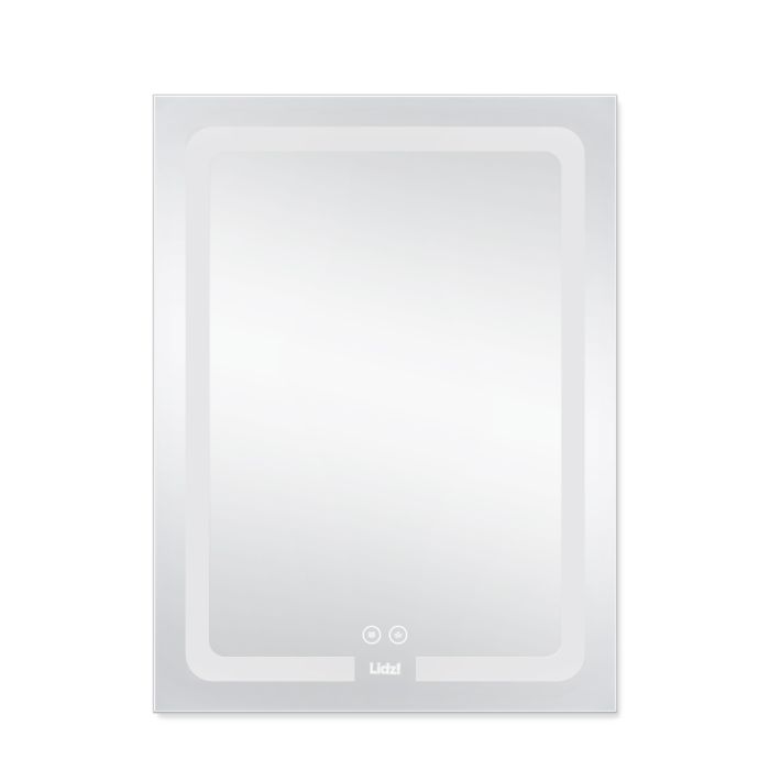 Дзеркало Lidz Kubis 600х800 з LED-підсвічуванням Touch, з антизапотіванням, з димером, рег. яскравості LD78LF9376080