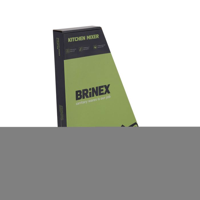 Змішувач для кухні U-образний Brinex Pure 015F U-образний  Chrome BRIPUR015FCRM