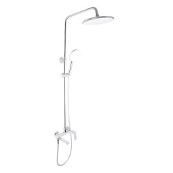 Душова система універсальна Qtap Evia на три споживача (з виливом) QTEVI111CRM47583 Chrome