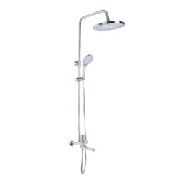 Душова система універсальна Qtap Aries на три споживача (з виливом) QTARI1112CRM47606 Chrome