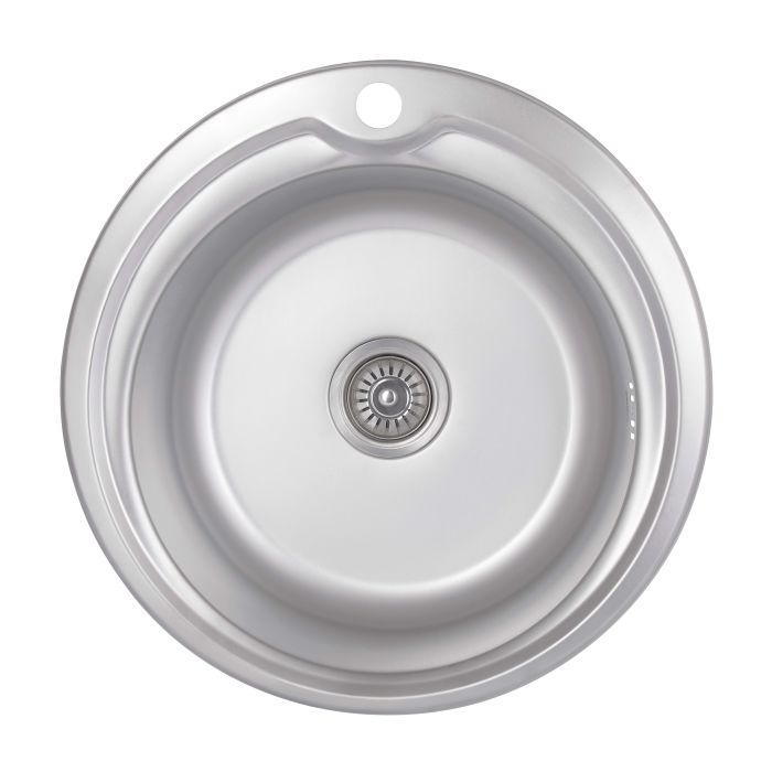 Кухонна мийка Brinex 510-D 0,8 мм Satin (BRIN510SAT08)