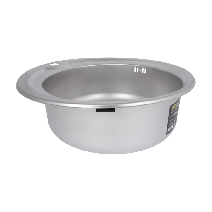 Кухонна мийка Brinex 510-D 0,8 мм Satin (BRIN510SAT08)